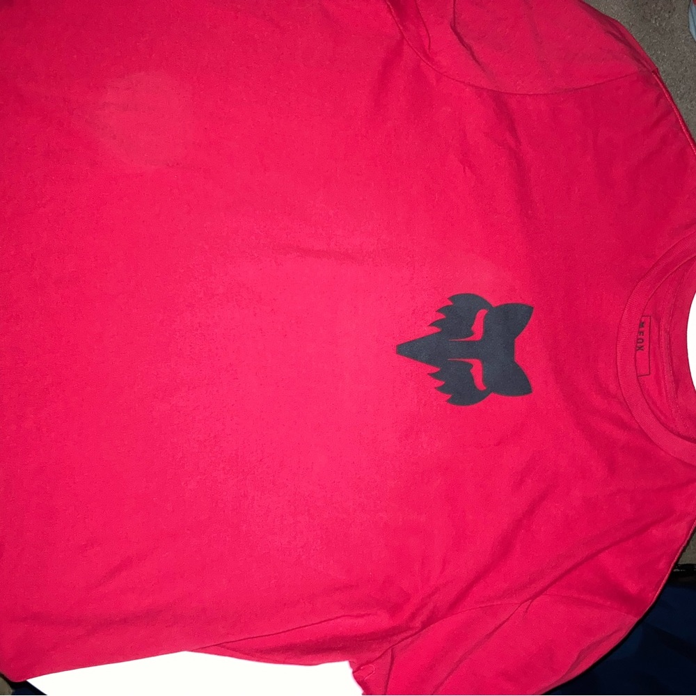 Fox racing motocross red shirt NWT Large